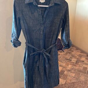Denim Shirt Dress
